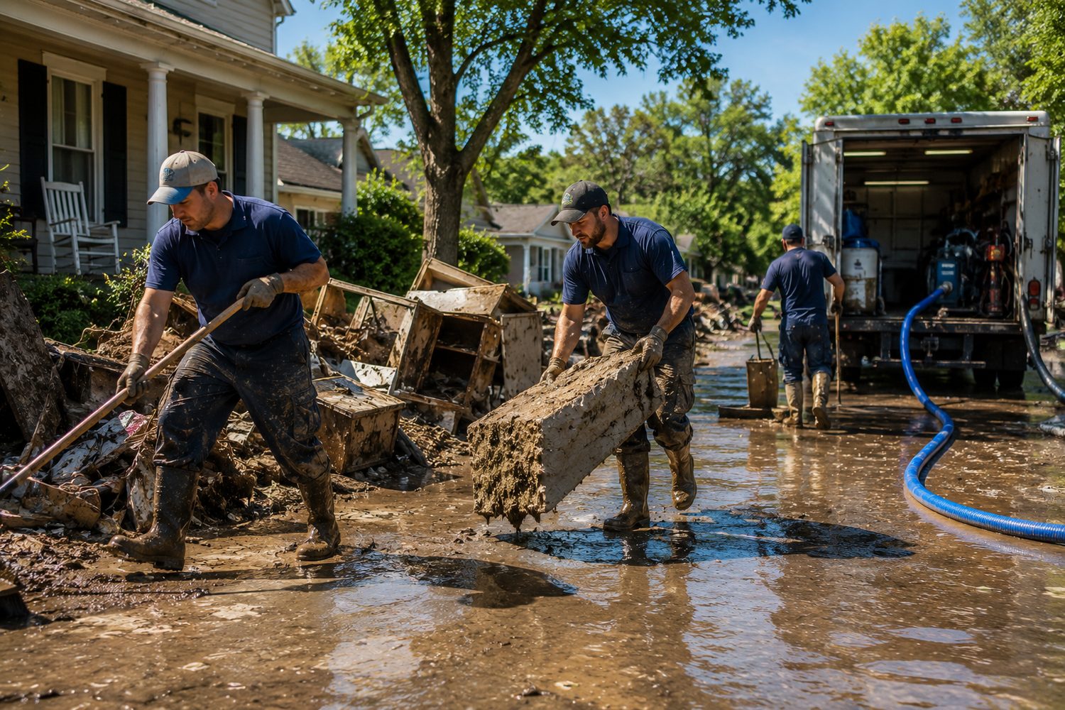 From Pump-Out to Sanitized and Dry - One Crew, Start to Finish — Shreveport Water Damage Pros